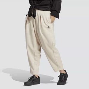 Adidas 11 Honore Sweatpants Women’s Crop Barrel Joggers Pants Cream  NWT Size 4X